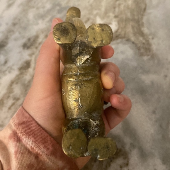 Vintage Egyptian Brass standing Camel Inkwell Heavy ornate stationery Persian - Picture 5 of 7